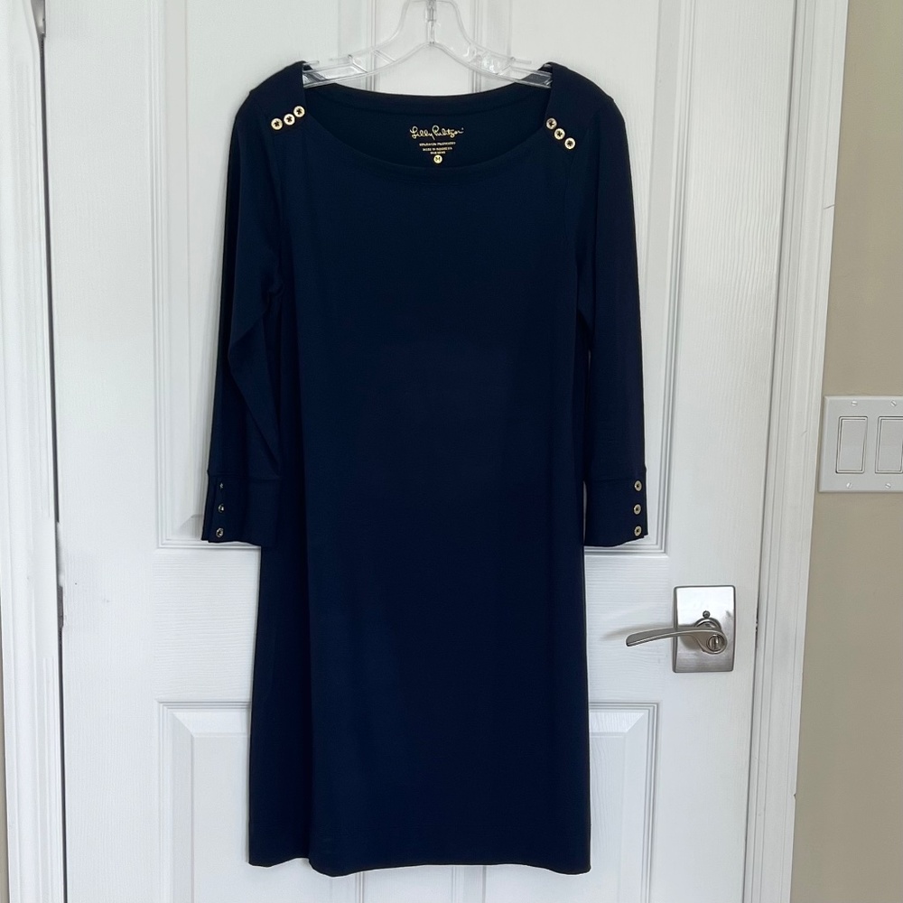 π Lilly Pulitzer Navy Dress ~ NWOT ~ Size M π - Picture 12 of 12